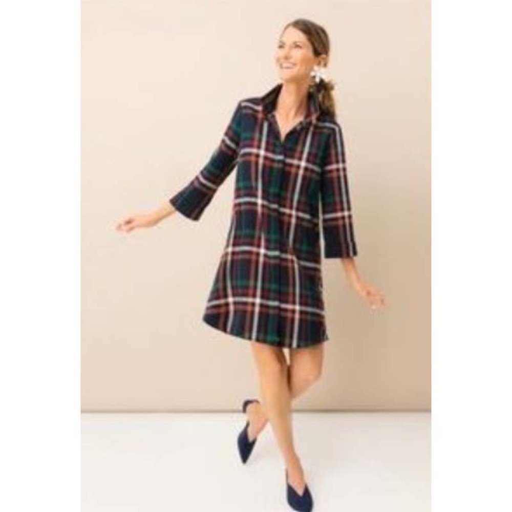 TUCKERNUCK New England Plaid Charlie Dress Multi XS